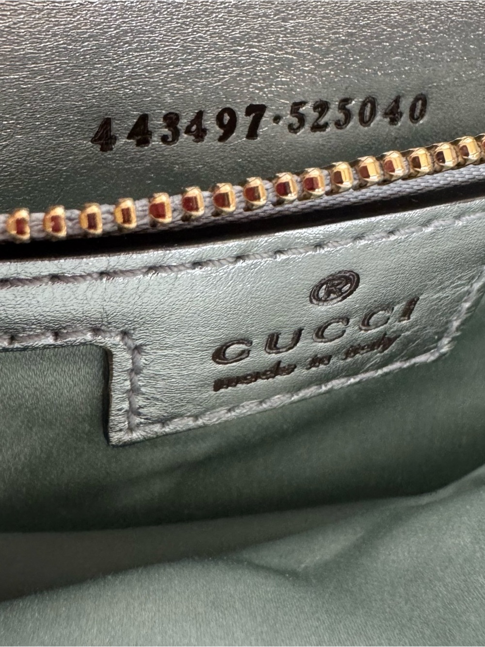 GUCCI GG Marmont Limited Edition Iridescent Calf Leather Chain Bag - Picture 7 of 10